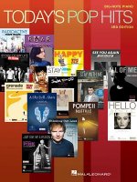 Today's Pop Hits for Big-Note Piano