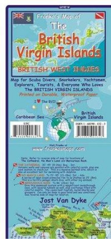 Franko Map U.S. & B.I. Virgin Islands Dive Map