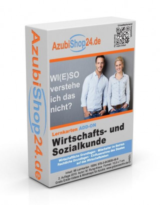 AzubiShop24.de Add-on Lernkarten WISO Wirtschafts- und Sozialkunde Prüfungsvorbereitung WISO Prüfung