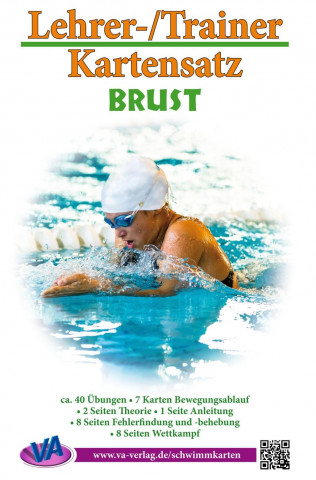 Arbeitskarten für den Schwimmunterricht laminiert 01. Brust, D