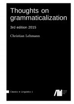 Thoughts on grammaticalization