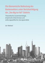 Die ökonomische Bedeutung des Bankensektors unter Berücksichtigung der ?Too-Big-to-Fail?-Doktrin. Theoretische Zusammenhänge, empirische Erkenntnisse