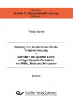 Nutzung von Zuckerrüben für die Biogaserzeugung ? Definition der Qualität sowie ertragsrelevante Parameter von Rübe, Blatt und Schossern