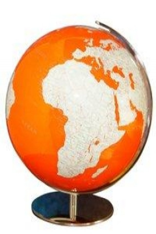 733485 ArtLine Globus ohne Swarovski, orange
