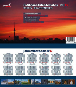 Berlin-Brandenburg 2017 3-Monatskalender