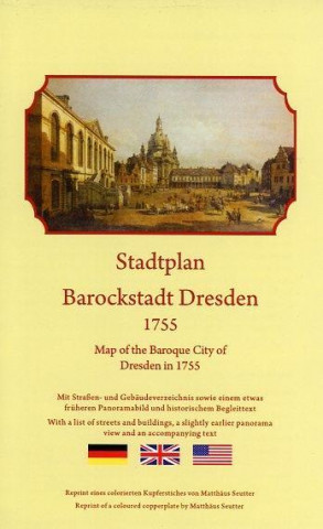 Stadtplan Barockstadt Dresden 1755