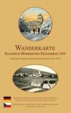 Wanderkarte vom Sächsisch-Böhmischen Erzgebirge 1939