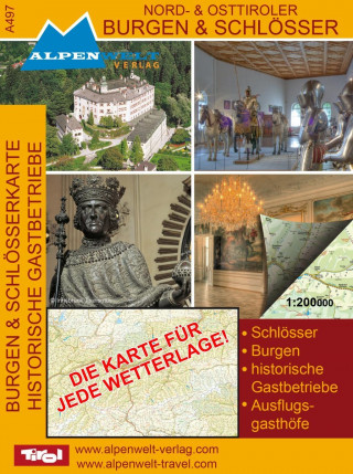 Nord- & Osttiroler Burgen & Schlösser 1 : 20 000