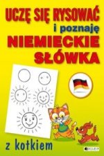 Ucze sie rysowac i poznaje niemieckie slowka z kotkiem