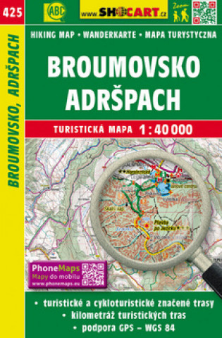 Broumovsko Adršpach 1:40 000
