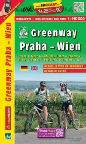 Greenway Praha - Wien 1 : 100 000