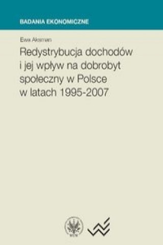 Redystrybucja dochodow i jej wplyw na dobrobyt spoleczny w Polsce w latach 1995-2007