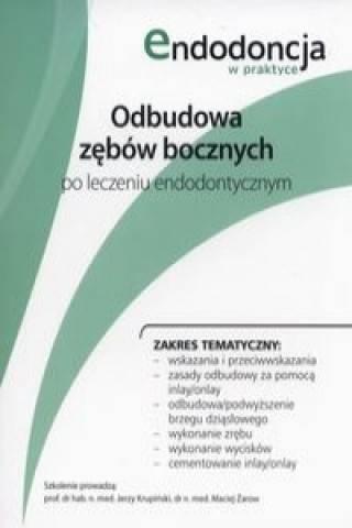 Odbudowa zebow bocznych po leczeniu endodontycznym