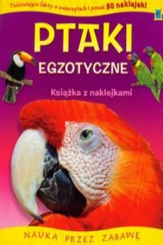 Ksiazki o zwierzatkach z naklejkami Egzotyczne