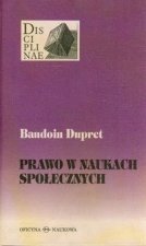 Prawo w naukach spolecznych