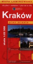 Krakow Plan miasta 1:22 500 Laminowany