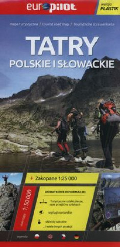 Tatry Polskie i Slowackie Mapa turystyczna 1:50 000