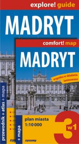 Madryt 3 w 1 Przewodnik atlas mapa
