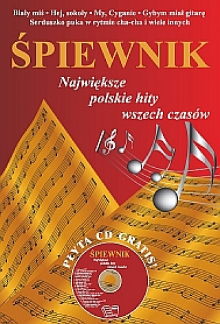 Spiewnik Najwieksze polskie hity wszech czasow z plyta CD