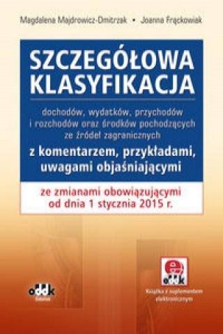 Szczegolowa klasyfikacja dochodow, wydatkow, przychodow i rozchodow oraz srodkow pochodzacych ze zro