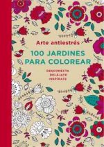 Arte antiestrés: 100 jardines para colorear