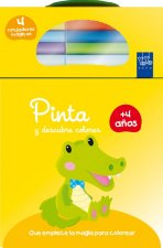 Pinta y descubre colores, Cocodrilo