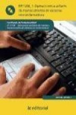 Operaciones auxiliares de mantenimiento de sistemas microinformáticos