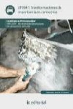 Transformaciones de importancia en carrocerías : mantenimiento de estructuras de carrocerías de vehículos