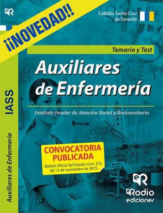 Auxiliares de enfermería del Instituto Insular de Atención Social y Sociosanitaria. Temario y Test