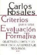 Criterios para una evaluación formativa : objetivos, contenidos, profesor, aprendizajes, recursos