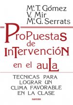 Propuestas de intervención en el aula : técnicas para lograr una clima favorable en la clase