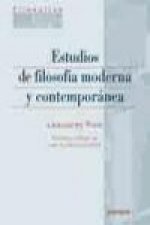 Estudios de filosofía moderna y contemporánea