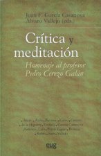 Crítica y meditación : homenaje al profesor Pedro Cerezo Galán