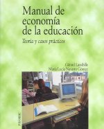 Manual de economía de la educación : teoría y casos prácticos
