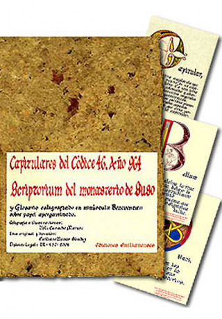 Capitulares del Códice 46 : scriptorium del Monasterio de Suso y glosario caligrafiado