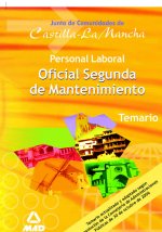 Oficiales Segunda de Mantenimiento, personal laboral, Castilla-La Mancha. Temario