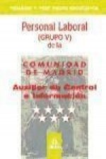 Auxiliar de Control e Información, persoanl laboral, Comunidad de Madrid. Temario y test parte específica
