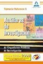 Auxiliares de Investigación de Organismos Públicos de Investigación. Temario Volumen I