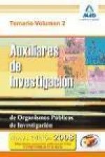 Auxiliares de Investigación de Organismos Públicos de Investigación. Temario Volumen II