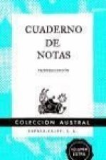 Cuaderno de notas azul 11,2x17,4cm