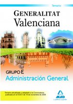 Grupo E, Sector Administración General, Generalitat Valenciana. Temario
