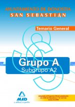 Grupo A, subgrupo A2, Ayuntamiento de Donostia-San Sebastián. Temario general