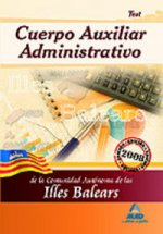 Cuerpo Auxiliar Administrativo, Comunidad Autónoma de las Illes Balears. Test
