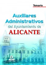 Auxiliares Administrativos, Ayuntamiento de Alicante. Temario