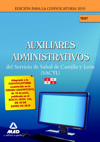 Auxiliares Administrativos, Servicio de Salud de Castilla y León (SACYL). Test
