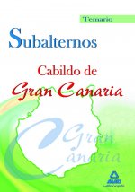 Subalternos, Cabildo de Gran Canaria. Temario