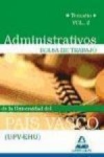 Administrativos de la Universidad del País Vasco (UPV/EHU). Bolsa de Trabajo. Temario vol.II