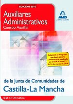 Auxiliares Administrativos, cuerpo auxiliar, Junta de Comunidades de Castilla-La Mancha. Test de ofimática