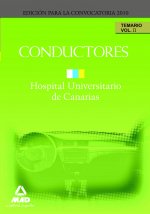 Conductores del Hopital Universitario de Canarias. Temario. Volumen II