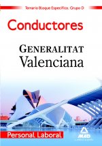 Conductores, personal laboral, Grupo D, Generalitat Valenciana. Temario bloque específico